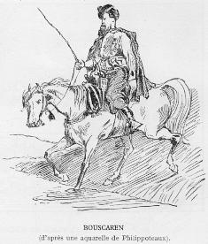 BOUSCAREN (d'apr�s une aquarelle de Phillippoteaux).
