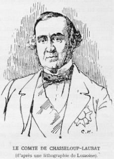 LE COMTE DE CHASSELOUP-LAUBAT (d'apr�s une lithographie de Lemoine).