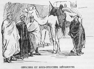 Officiers et sous-officiers m�haristes