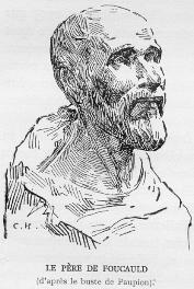 Le p�re de FOULCAULD (d'apr�s le buste de Paupion).