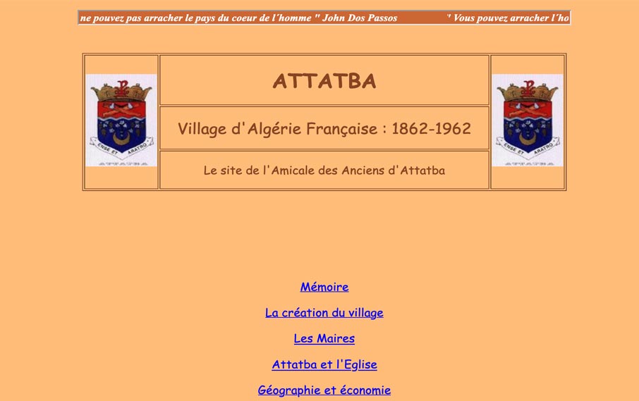 Toute la vie et l’historique du village d'Attatba.