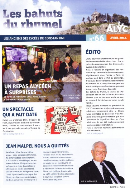Une-Bahuts-n°66-janv 2014-M400-1