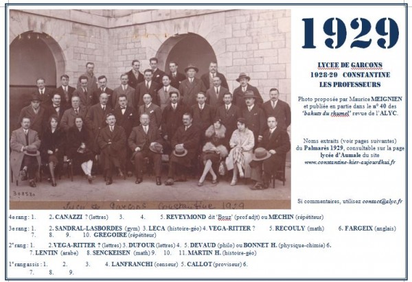 Capture-Aumale-1928-29-Personnel-de M. MEIGNIEN-1