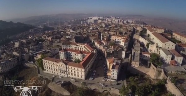 Un drone au  dessus du lycée 1