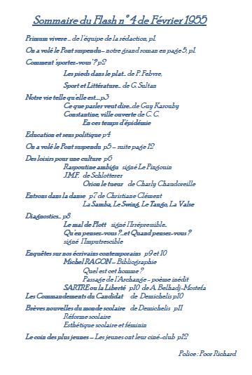 Une-Sommaire-Flash4-mars 1955