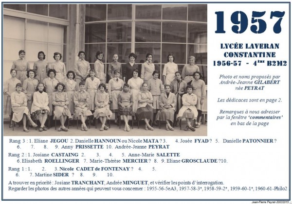 Une-Laveran-1956-57-4èmeB2M2-AJG