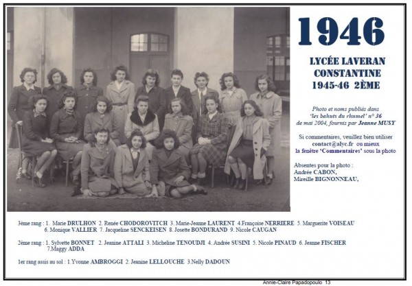 Une-Laveran-1945-46-2e-Jeanne-FISCHER_