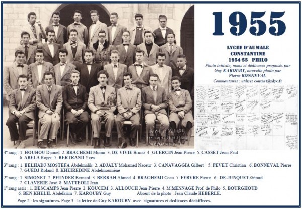 Une-Aumale-1955-Philo-Guy KAROUBY-nouvelle photo Pierre BONNEVAL