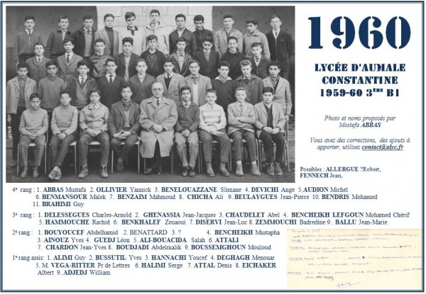 Une-A-1960-3èmeB1-Abbas-Eichaker