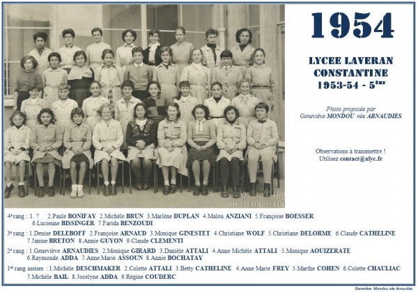 Une-L-1954-5e Mondou-Arnaudie