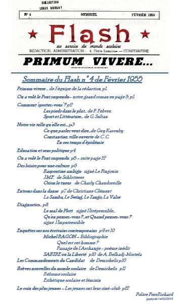 Une-Sommaire-Flash4-mars 1955