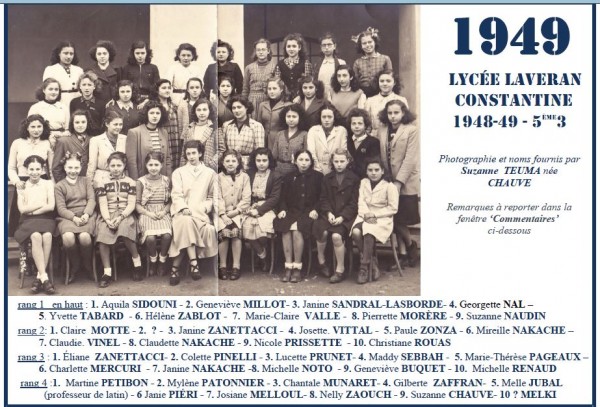 Laveran-1948-49-5e3-Suzanne CHAUVE