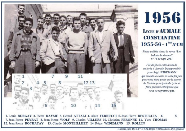 Une-Aumale-1956-1èreA'CM-Régis-Widemann