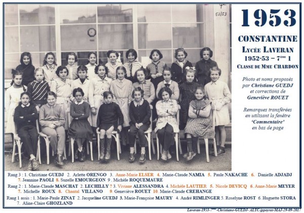 Une-L-1953-7e1-MmeCHARDON-Chris-GUEDJ-2