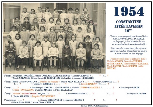 Une-L-1954-10e-Annie-Claire Papadopoulo2