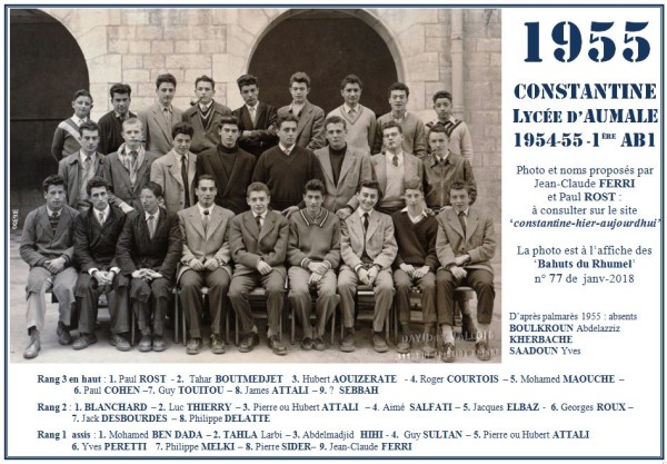 Une-Aumale-1954-55-1èreAB1-Paul-ROST-JC FERRI 2
