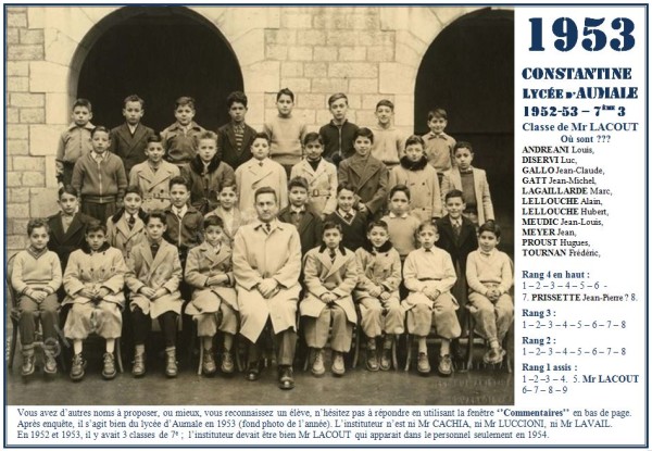 Une-A-1953-7e3- Mr LACOUT