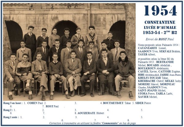 Une-Aumale-1953-54-2nde-B2-rostpaul-