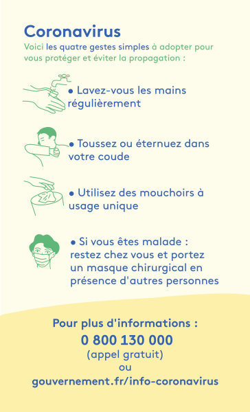 coronavirus LES GESTES