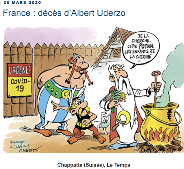 Uderzo la potion toujours d'actualité