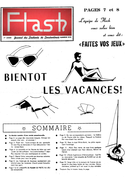 Une-Flash-n°29-30-mai-1958 Rouge
