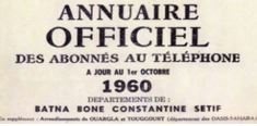 Titre Annuaire PTT 1960 Est Algérien réduit 3