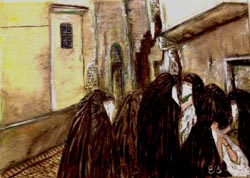 Le Mlaya (huile sur toile 50 X 70)