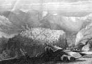 Constantine en 1838 : gravure de David Roberts