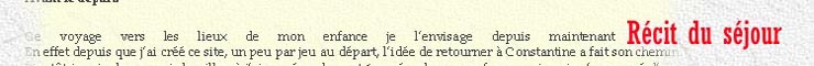 Rcit de ma semaine  Constantine