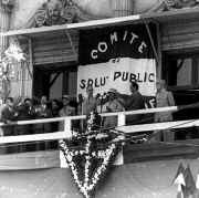 Discours du Gnral De Gaulle devant le thtre (Photo ECPA)