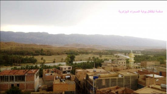 Debut aout 2018 arrivee de l eau dans l oued