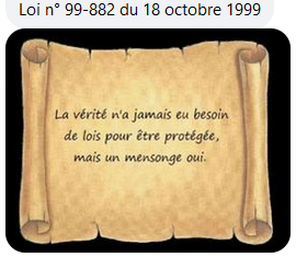 Une loi qui oublit le cessez le feu du 19 mars 1962