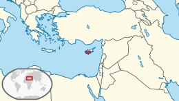 Map of Cyprus