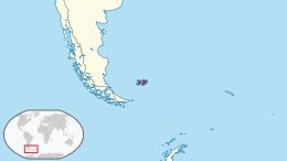 Map of Falkland Islands