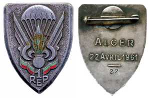  Ses insignes du 1er REP
