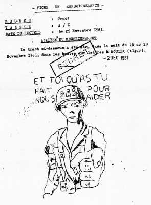  Et toi qu'as tu fait 
pour nous aider ?
