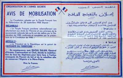  AVIS de MOBILISATION OAS
