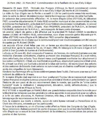  Compte-Rendu de la Manifestation
