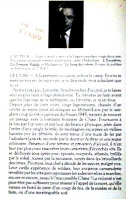  LES CHIENS JAUNES 
---- 
Alain GANDY
