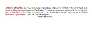 Photo-titre pour cet album: Sergent-Chef Alfred LEFEBRE