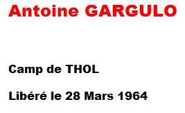  Antoine GARGULO 
ou GARGUILO 
