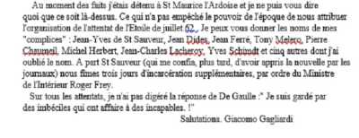  Camp de ST MAURICE l'ARDOISE 
---- 
  Antoine MELERO  
Jean-Yves De ST SAUVEUR
Commissaire Jean DIDES
Jean FERRE
Pierre CHAUMEIL
Michel HERBERT
Jean-Charles LACHEROY
Yves SCHMIDT
Giacomo GAGLIARDI
