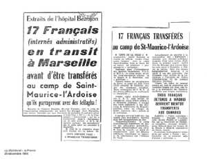  Les premiers habitants
de SAINT MAURICE L'ARDOISE 