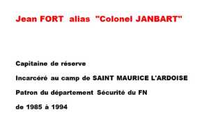   Capitaine Jean FORT
