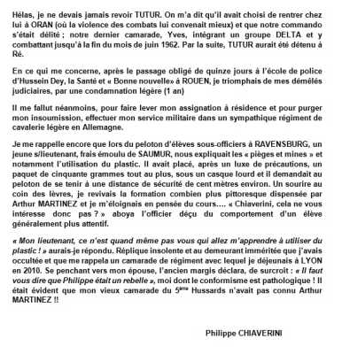  Vie et Mort d'un DELTA 
---- 
 Sergent-Chef 
 Arthur MARTINEZ  
--- 
par  Philippe CHIAVERINI 
