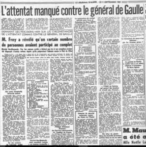  L'Attentat de PONT SUR SEINE
