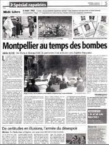  MONTPELLIER 
au temps des bombes 