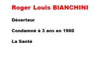  Roger Louis BIANCHINI 
