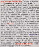  Guy BENDAOUD 
et
Roger BENDAOUD 