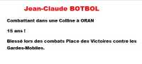   Jean-Claude BOTBOL 

 ORAN
